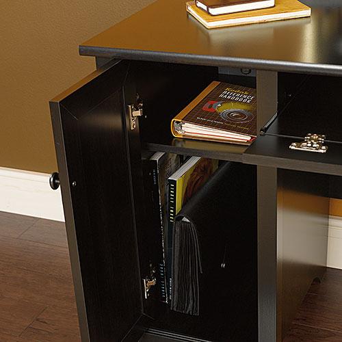 Sauder Edge Water Computer Desk - Estate Black