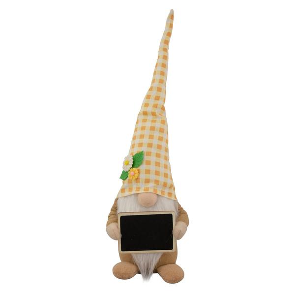 Northlight Seasonal Springtime Boy Gnome with Chalkboard