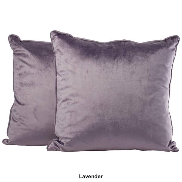Metro Luxe 2pk. Velvet Feather-Filled Decorative Pillows - 20x20