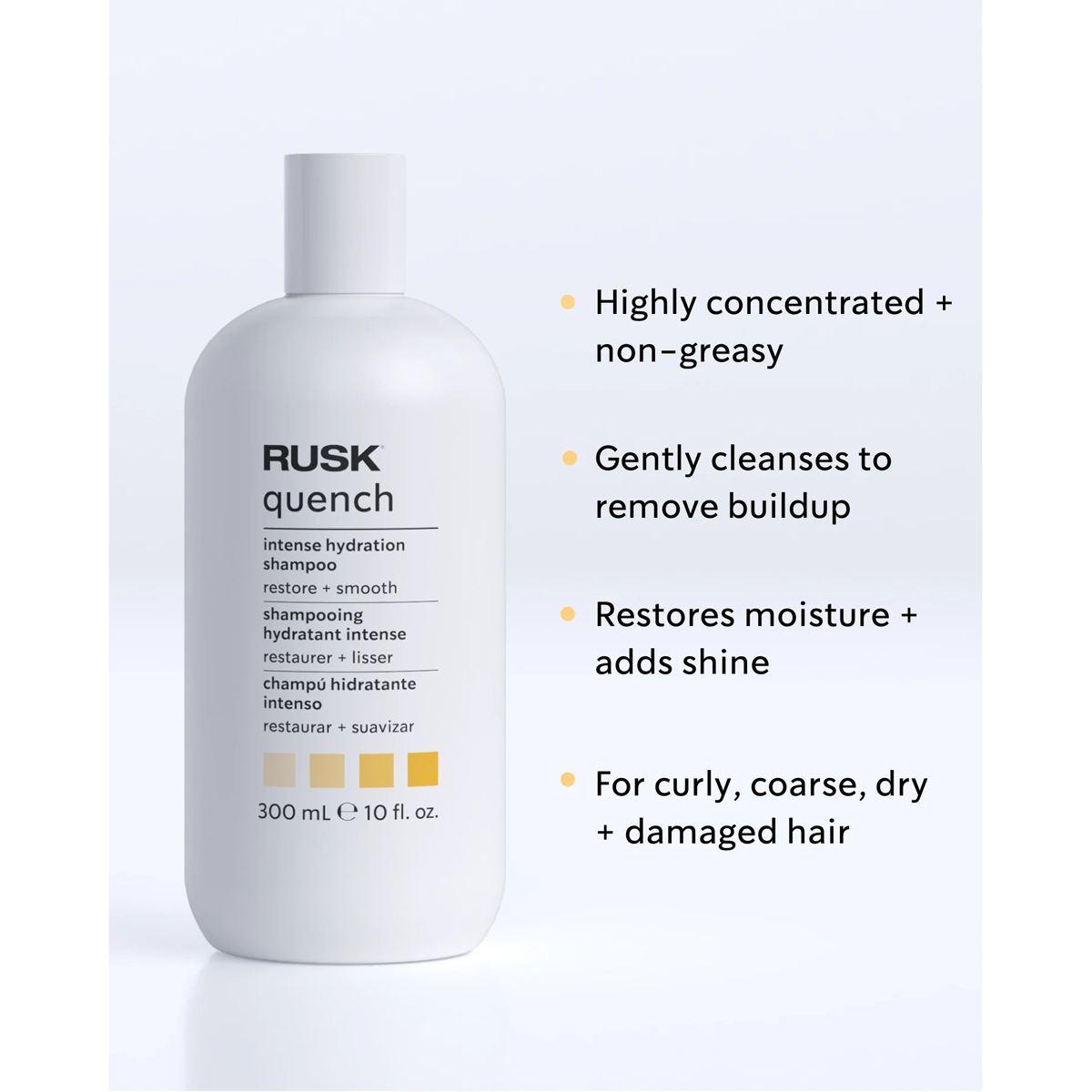Rusk Quench Intense Hydration Shampoo