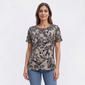 Womens Emily Daniels Tropical Soutache Round Neck Blouse - image 1