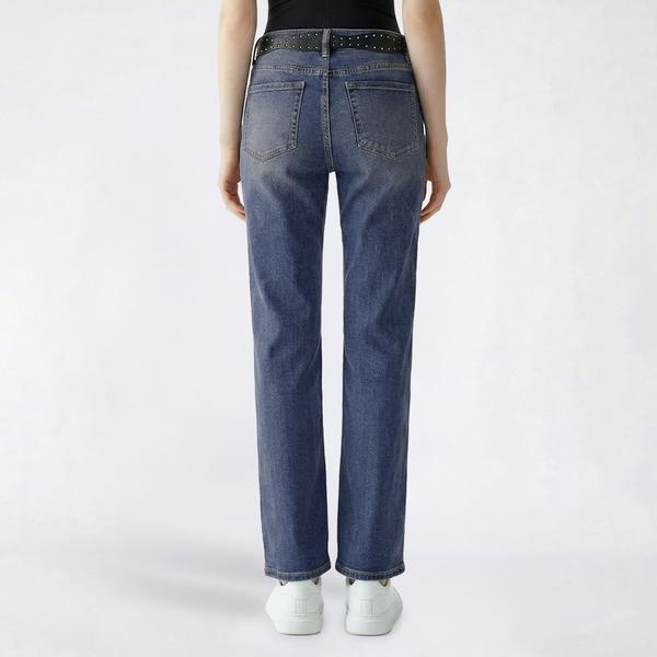Juniors YMI Low Rise Belted Wide Leg Jeans