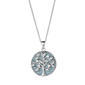 Silver Plated Brass & Cubic Zirconia Tree of Life Pendant - image 1