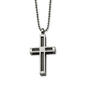Mens Gentlemen's Classics(tm) Polished Steel Cross Necklace - image 1