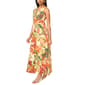 Womens MSK Sleeveless V Neck Tropical Challis Maxi Dress - image 3