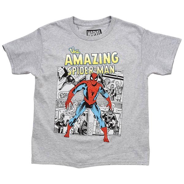 Boys (8-20) Marvel Spiderman Short Sleeve Tee - image 