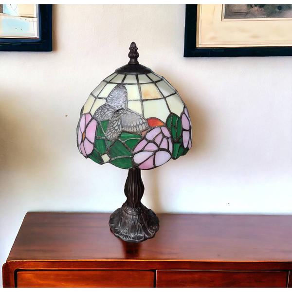 HomeRoots 15in. Butterfly Candlestick Table Lamp