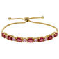 Gemstone by Gianni Argento Oval & Round Adjustable Bracelet - image 1