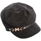 Womens Madd Hatter Butterfly Icon Tweed Newsboy Hat - image 2