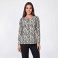 Womens Hasting & Smith Long Sleeve Viney Floral Henley Tee - image 3