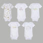 Baby Boy (NB-9M) MiracleWear(R) Woodland Print 5pk. Bodysuits - image 1