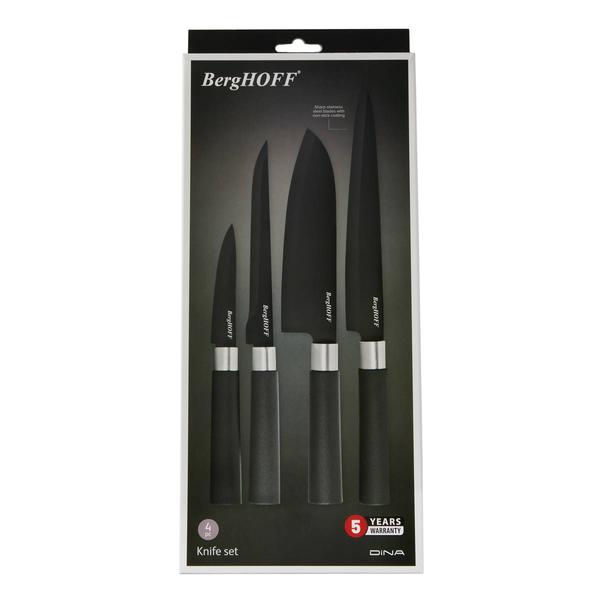 BergHOFF Prime 4pc. Nonstick Stainless Steel Knife Set