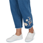Womens Alfred Dunner Camden Market Floral Applique Pull On Jeans - image 5