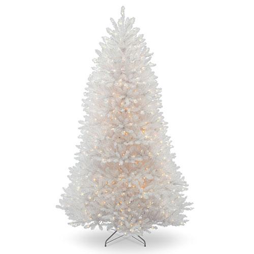 National Tree 7ft. White Pre-lit Dunhill(R) Fir Tree - image 