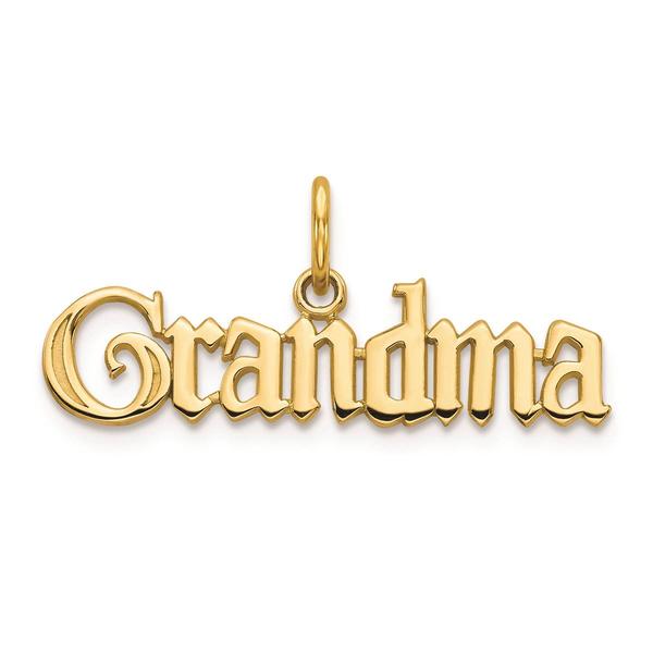Gold Classics(tm) 14kt. Gold GRANDMA Charm - image 