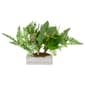 Northlight Seasonal Ranunculus & Rose Artificial Potted Plant - image 6