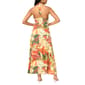 Womens MSK Sleeveless V Neck Tropical Challis Maxi Dress - image 2