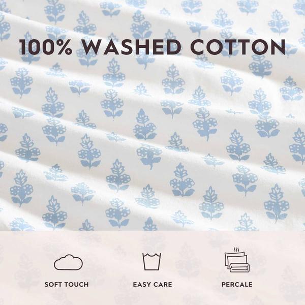 Laura Ashley Francesca 100% Cotton Flora lSheet Set