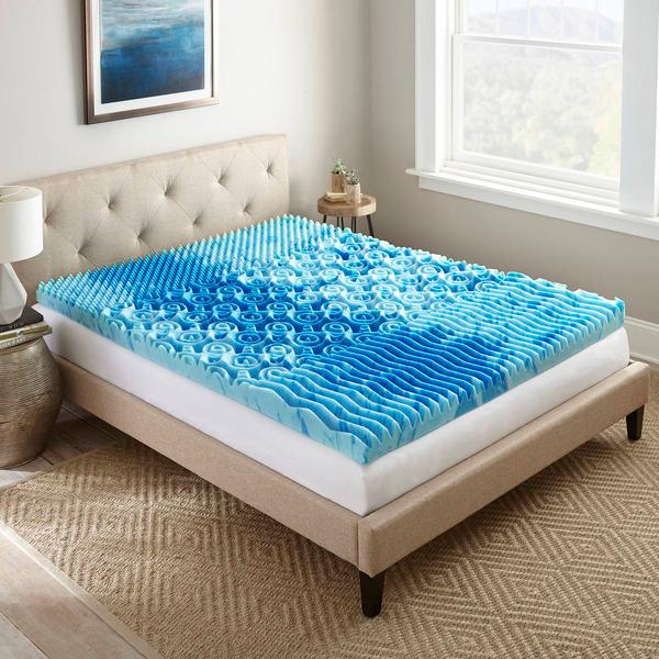 Henredon 3in. Gellux Memory Foam Mattress Topper