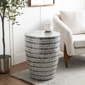 9th & Pike® Bohemian Blue Capiz Shell Accent Table - image 2