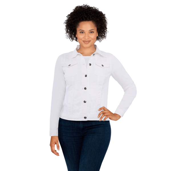 Plus Size Skye''s The Limit Essentials Denim Jean Jacket - image 