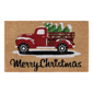 VCNY Home Christmas Truck Outdoor Coir Doormat - image 1