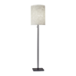 HomeRoots 61 Bronze Metal Floor Lamp With Beige Fabric Shade - image 1