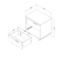 South Shore Fynn 2 Drawer Nightstand - image 7
