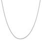 Unisex Gold Classics(tm) .90mm. 14k White Round Snake Chain Necklace - image 1