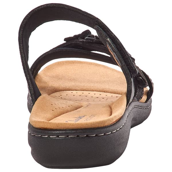 Womens Clarks® Laurieann Rose Black Sandals