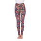Womens White Mark Paisley Floral Leggings - image 1