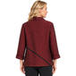 Plus Size Ali Miles Textured Button Front Structured Jacket - image 2