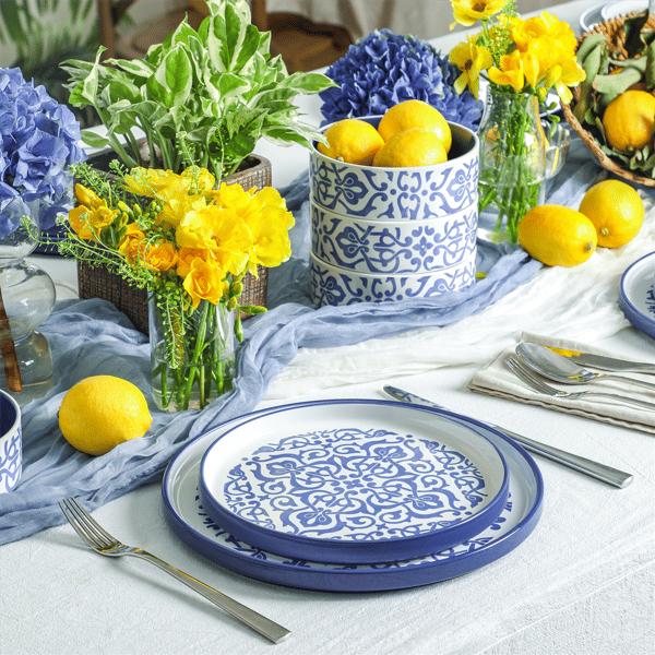 Stone Lain Tropea 12pc. Stoneware Dinnerware Set