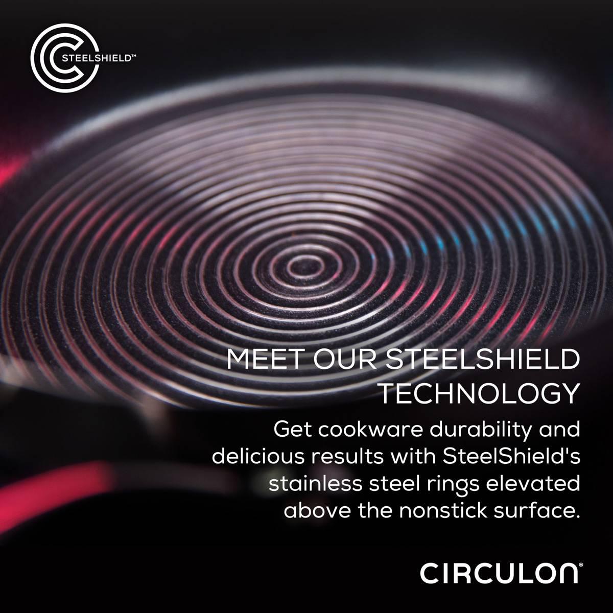 Circulon® 2pc. Stainless Steel Frying Pan Set