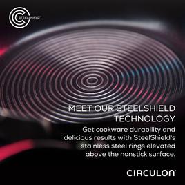 Circulon® 2pc. Stainless Steel Frying Pan Set