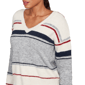 Womens Skye&#8217;s the Limit Back To Town V Neck Stripe Sweater - image 5