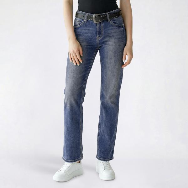Juniors YMI Low Rise Belted Wide Leg Jeans