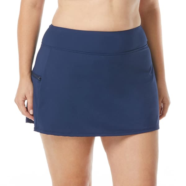 Plus Size Beach House Emma Pull On Swim Skort - image 