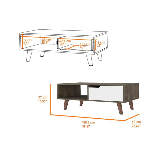 FM FURNITURE Hamburg Coffee Table 2.0