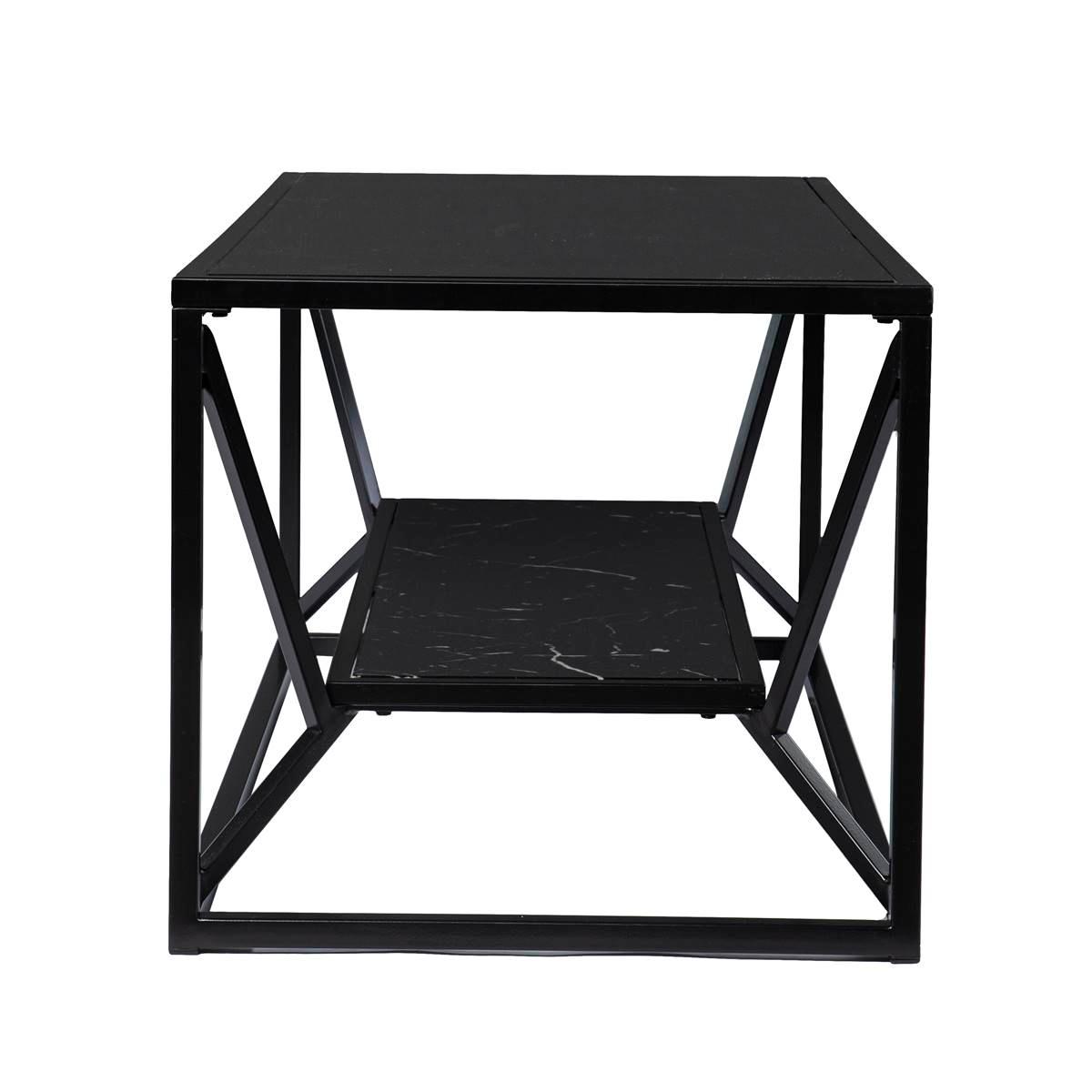 Southern Enterprises Argall Glass-Top Coffee Table