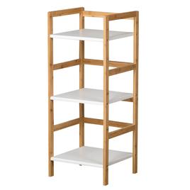 eccostyle(tm) 3-Tier Bamboo Frame Stackable Tower Shelf