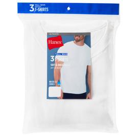 Mens Big & Tall Hanes® Ultimate 3pk. Tee - White