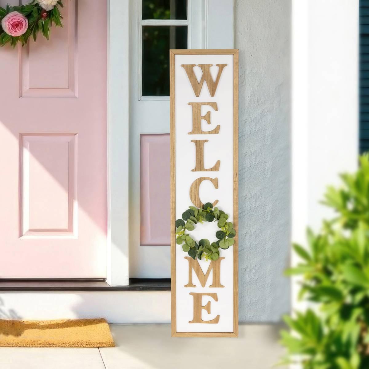 Northlight Seasonal "Welcome" Framed Porch Board Sign