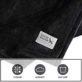 Eddie Bauer Ultra Soft Plush Solid Reversible Blanket