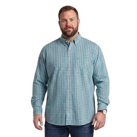Mens Big & Tall IZOD(R) Plaid Button Down Shirt - Wasabi