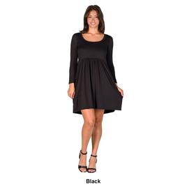 Womens 24/7 Comfort Apparel Babydoll Knee Length Dress