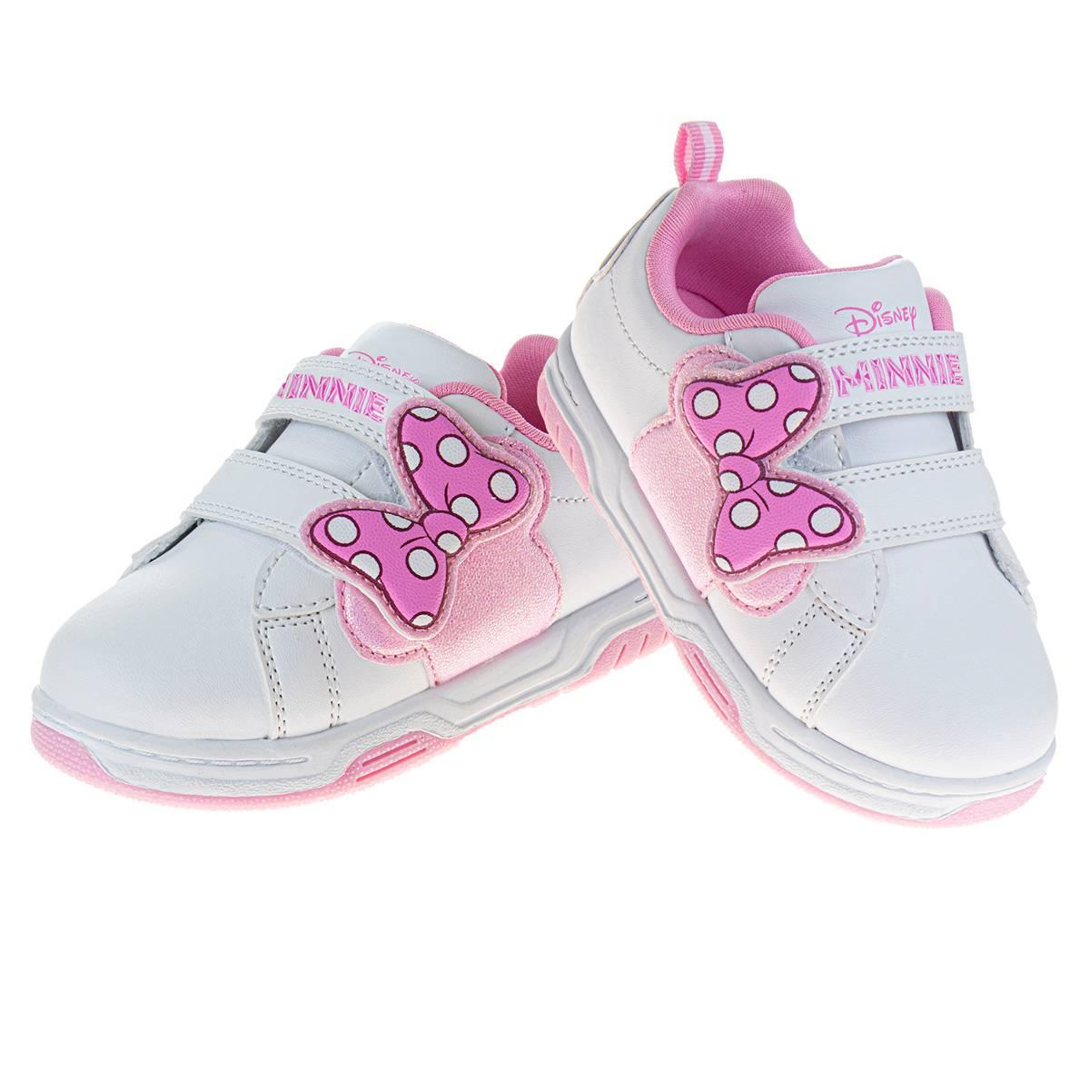 Little Girls Disney Minnie Mouse Pink Fashion Sneakers