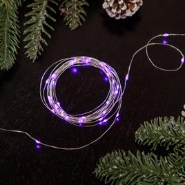 Northlight Seasonal 100ct. Purple LED Micro Fairy Lights