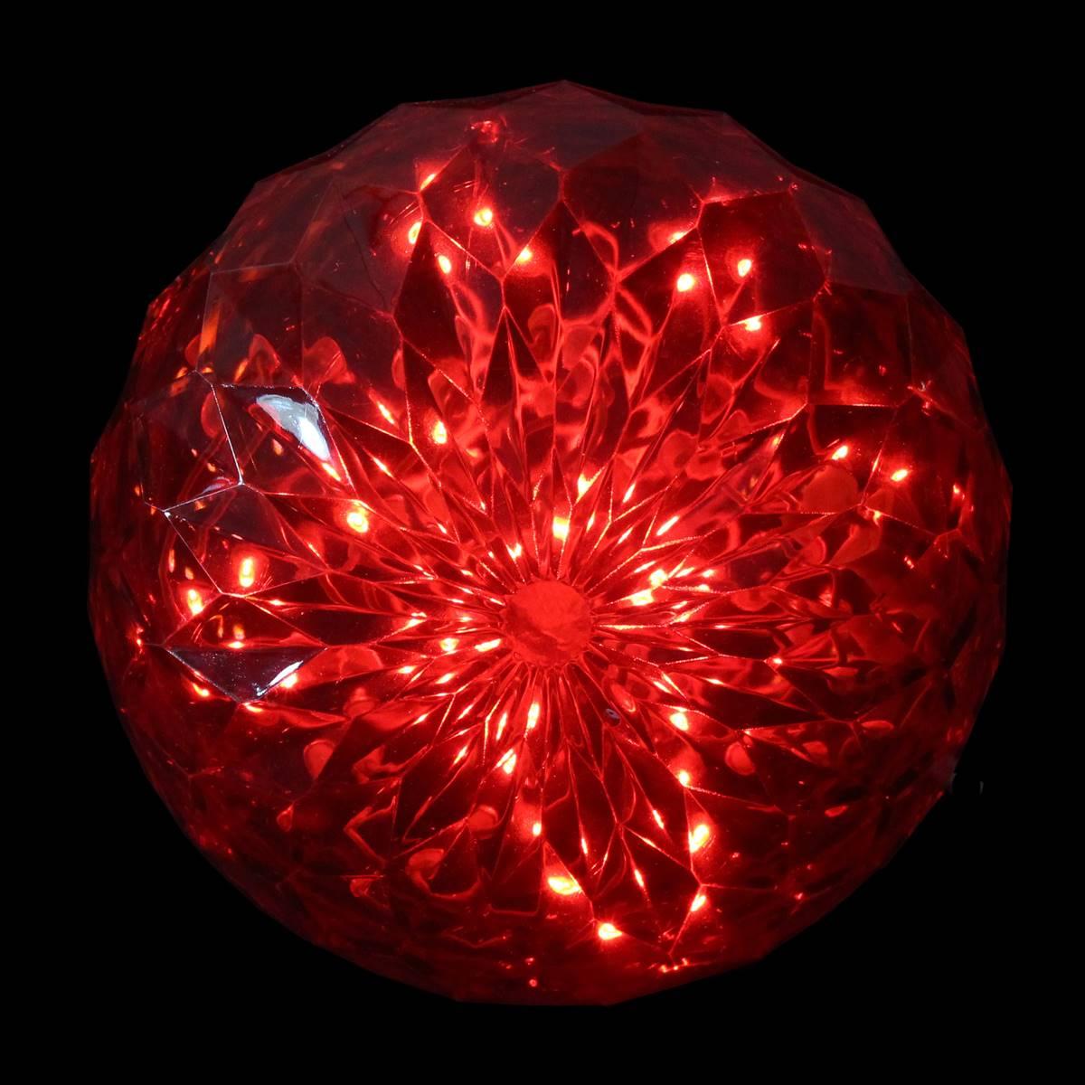 Northlight Seasonal LED Crystal Sphere Christmas Decoration