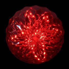 Northlight Seasonal LED Crystal Sphere Christmas Decoration
